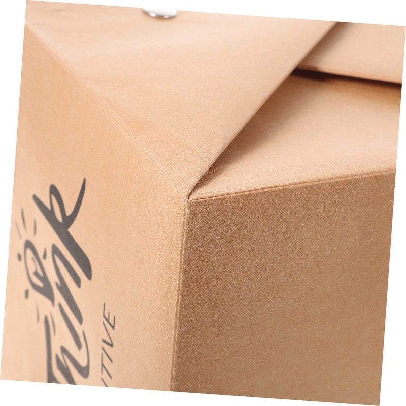 KOMBIUDA Kraft Paper Storage Bag Washable Reusable Pouch for Vegetables