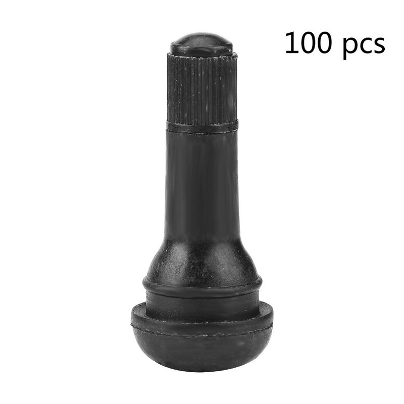 Gorgeri Pack of 100 Car Motorcycle Universal Replacement Snap-in Tyre