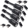 Vehiclex Hitch Pin Locks for 2" Trailer Receivers (4 Keyed