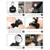 WEST BIKING Bike Wrist Rearview Mirror 360° Rotate Convex Reflector