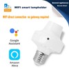 QIACHIP Ewelink Wi-Fi Smart Light Socket E26 E27 Bulb Socket