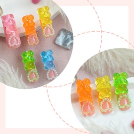 EYZOTSF Press on Nails Long Coffin Shaped Acrylic Square False Nails with Designs Artificial Extra Long Length Coffin Fake Nails with Charms Glue Stick ons Fingernails for Women Girls(XA10604)