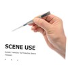 IWOWHERO 50Pcs Eyelash Tweezers Protective Covers Lightweight Tweezers Tip Caps