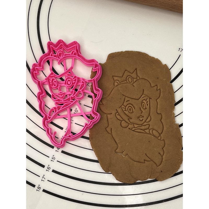 Peach Head Cookie Cutter & Mold Produced by 3D Kitchen