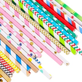 300 Paper Straws, Drink Straws, Party Decoration Straws, Reusable Straws, Wedding Straws