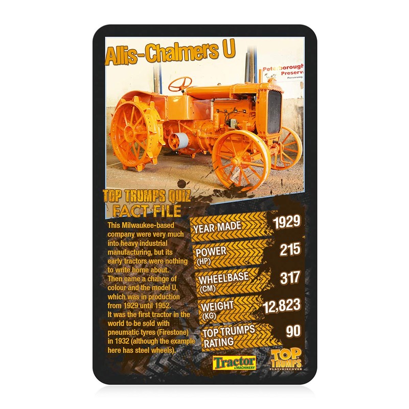 Top Trumps Top 30 Tractors Card Game