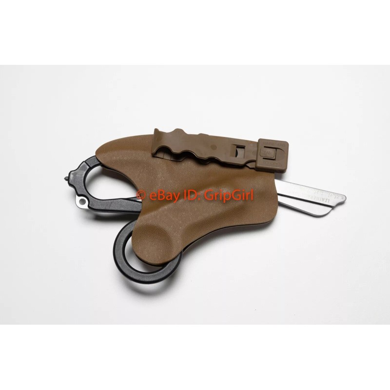 GripGirlSupply Custom Kydex Coyote Holster for Leatherman Raptor Trauma Shears