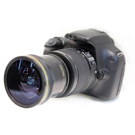 OPTURA HD .X14 FISHEYE Macro Lens for Nikon D3400 D5600, for 55MM Filter Thread Size