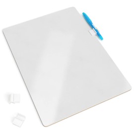 Arteza Dry Erase White Board 9x12 Inch, Bulk Set of 16 Lapboards, Double Sided Dry Erase Whiteboards, Office Supplies for Teachers, Students, Home and Office Work