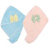 VOCOSTE 2pcs Hair Drying Towels, Hair Towel Wrap for Women,