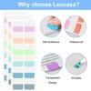 Leucasa 360 Pcs Sticky Tabs Book Tabs Transparent Sticky Notes