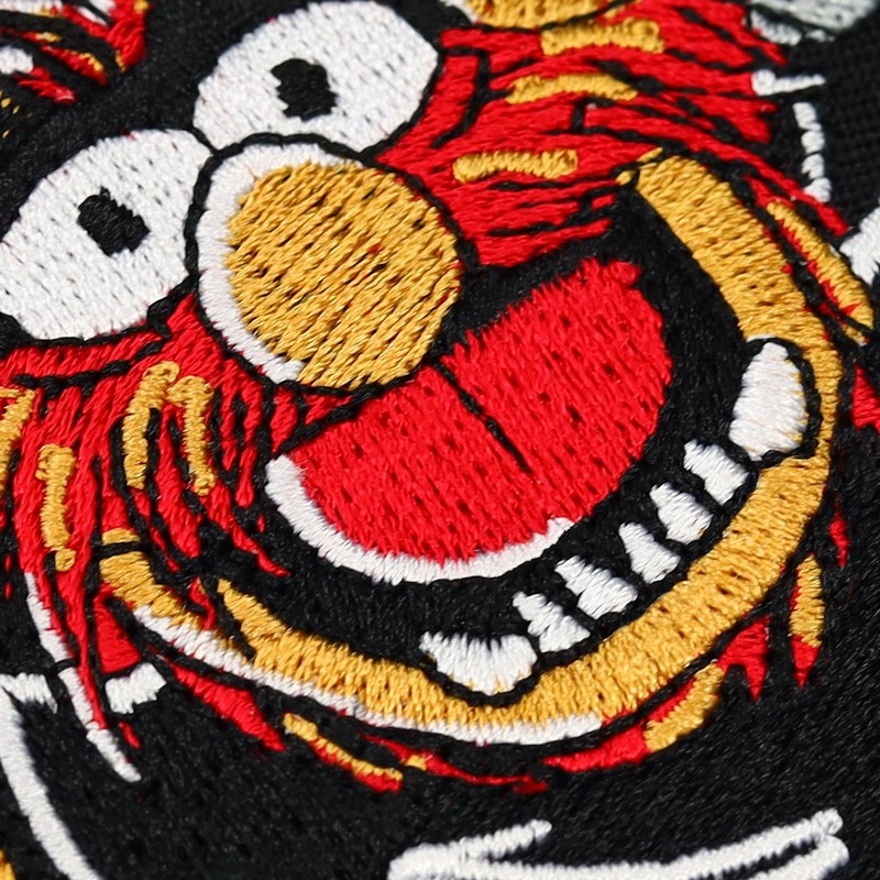 Patch SESAM STREET MUPPETS ANIMAL PARTY Hard Rockabilly Monster Biker