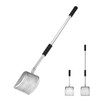 LYCC Cat Litter Scoop, Metal Cat Litter Scooper,Removable Long Handle