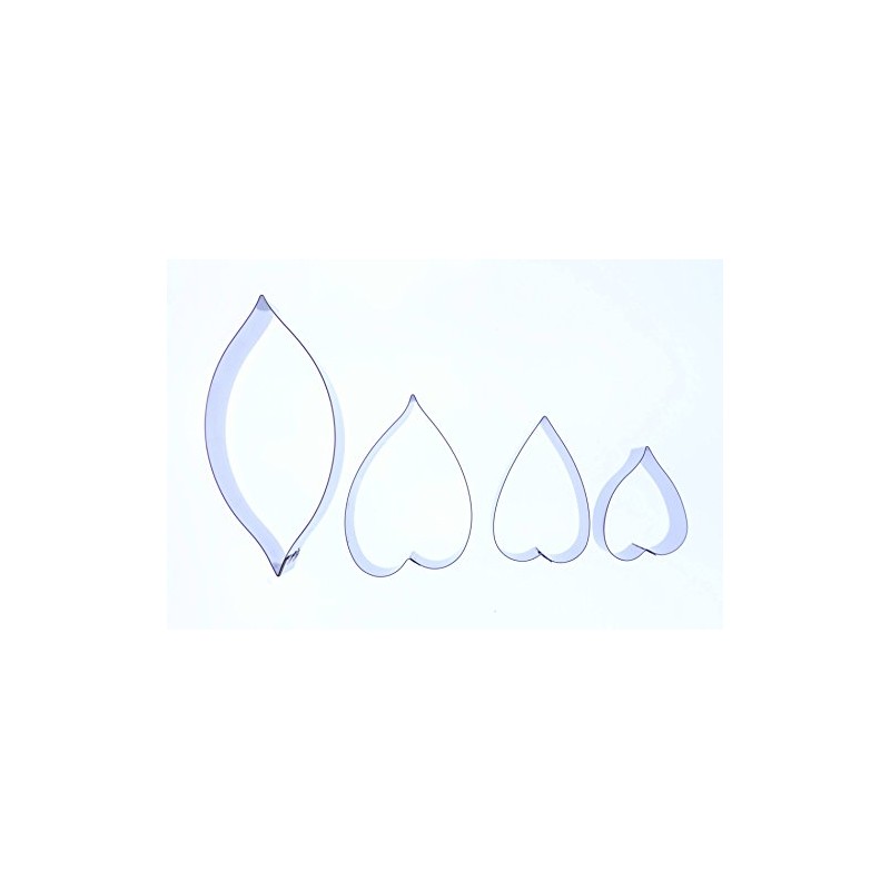 Valley Cutter Company Clematis Petal and Leaves Set - Stainless