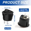 EIH1 Pack of 15 Toggle Switch 12 V On/Off Lockable