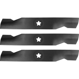 OCPTY High Lift Blades 48 inch Deck Mower Blades for Craftsman for Husqvarna 173920 180054 532180054 YTH24V48 YTH24K48 YTH2348 YTA24V48, for Poulan PP24005 539107519 mower blades, 3Pack