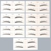 Easy eyebrow guide sticker, arched eyebrows, eyebrow color / 간편한 눈썹가이드 스티커 갈매기눈썹 눈썹색깔