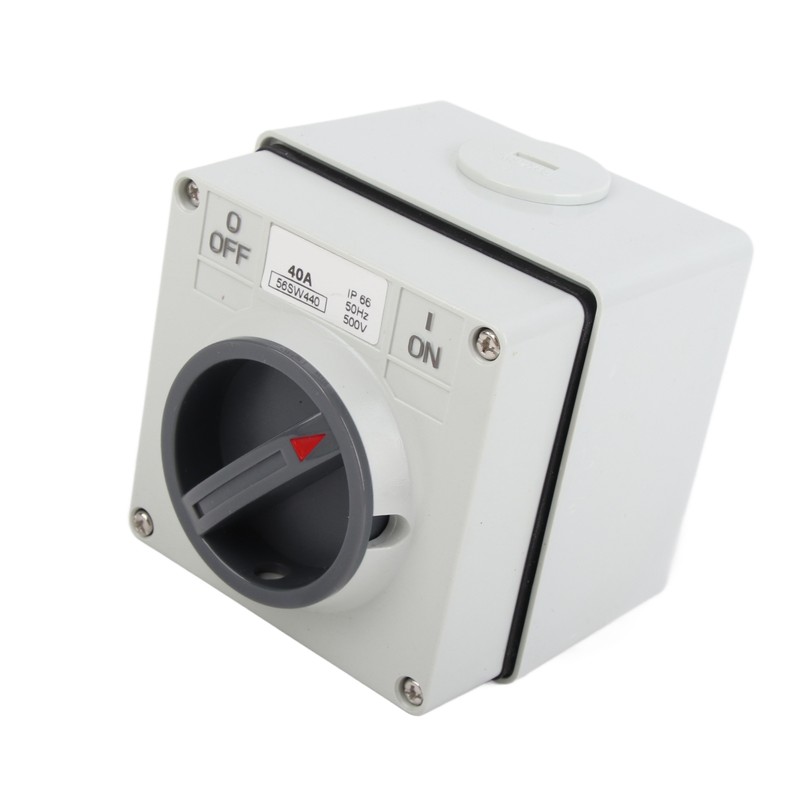 Outdoor Waterproof Switch Socket Isolation Dustproof Rotary OnOff Buttons Indicators