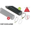 DUST COMMANDER KBHC100R spiral hose clamp, set of 4, 100