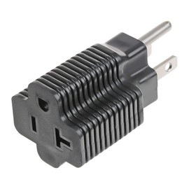 TENINYU - Adaptador NEMA 5-15P a 5-15/20R, enchufe doméstico de 15 amperios a adaptador hembra T-Blade de 20 amperios, macho de 15 amperios a hembra de 20 amperios, adaptador de hoja en T para el