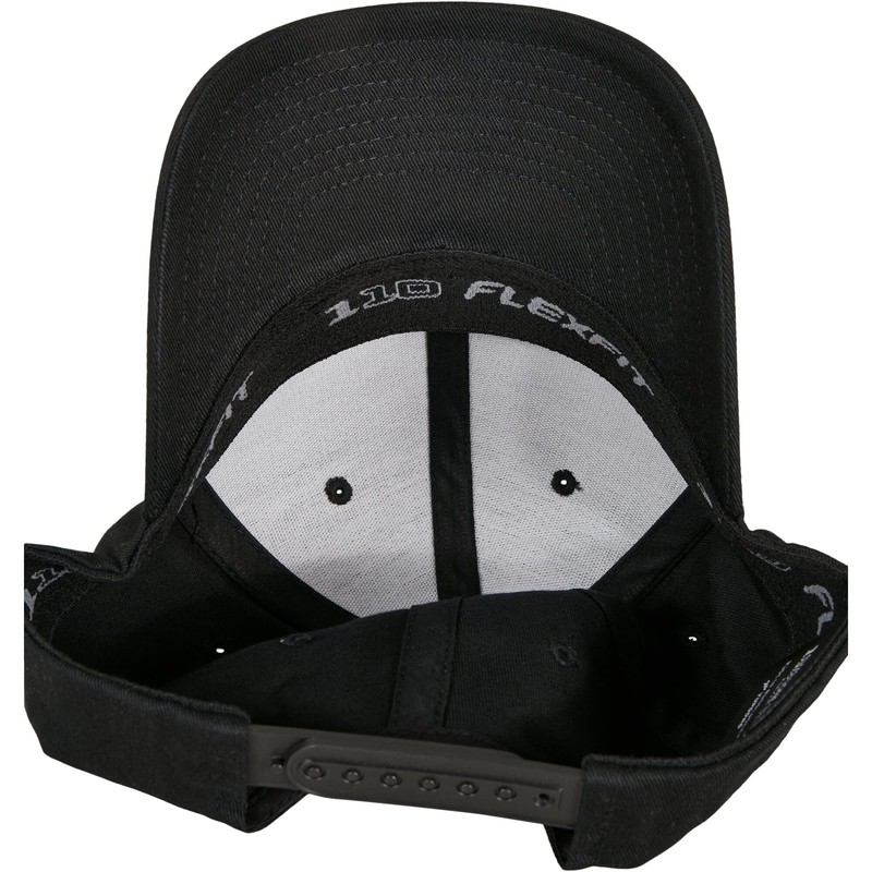 Flexfit 110 Organic Cap Baseball, Black, One Size