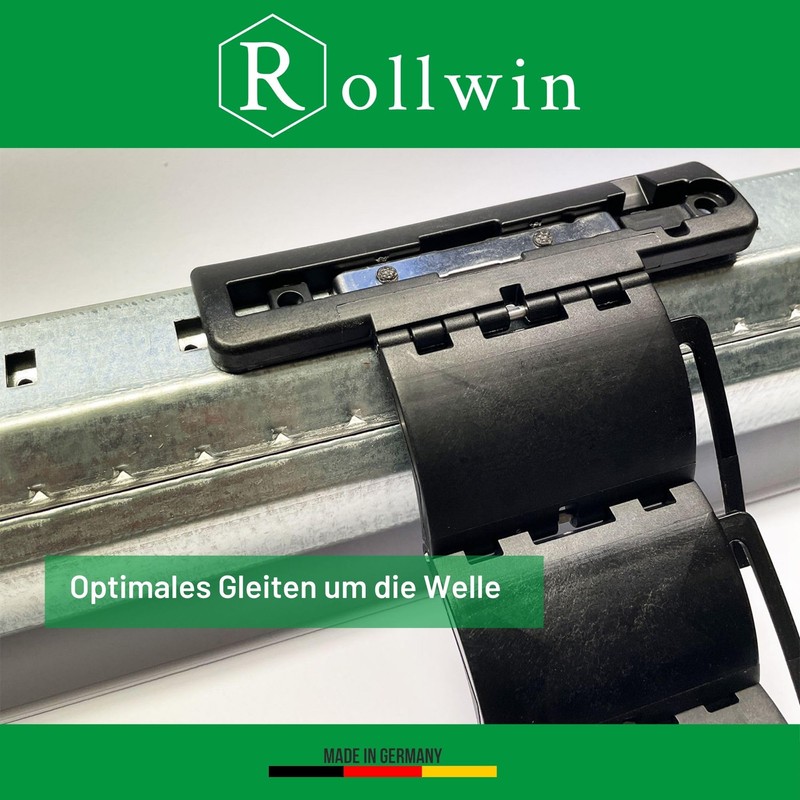Rollwin 2 x anti-lift roller shutter rigid shaft connectors, 3-link