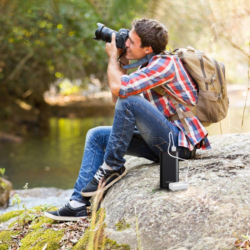 SmilePowo LP-E6/LP-E6N USB Rechargeable Battery for Canon EOS 5D Mark