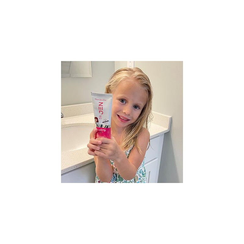 Fluoride-Free Strawberry 10% Nano Hydroxyapatite Toothpaste - Size: 2 tubes