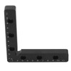 2Pcs Positioning Square 120mm 90 Degree Clamp Metric Scale Tool