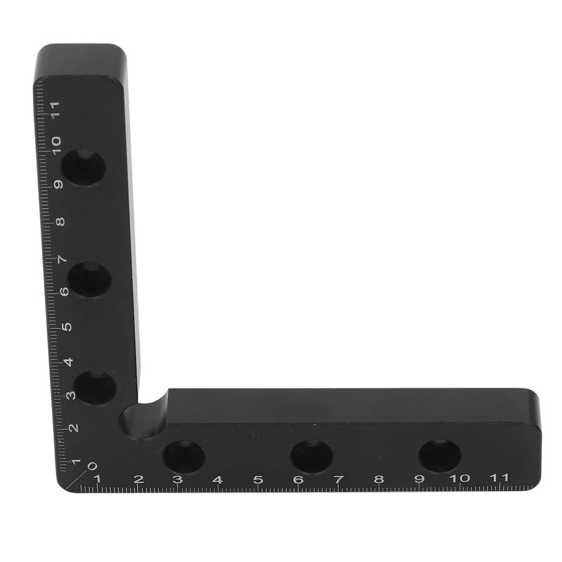 2Pcs Positioning Square 120mm 90 Degree Clamp Metric Scale Tool