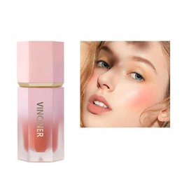 GECOMO Cheek Gel Cream Liquid Cheek Makeup, Soft Lightweight Feeling, Breathable, Skin Tint Teak Makeup (#105 HUSH HUSH)