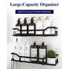 Kitsure Shower Caddy - 2 Pack, No Drilling Shower Organizer