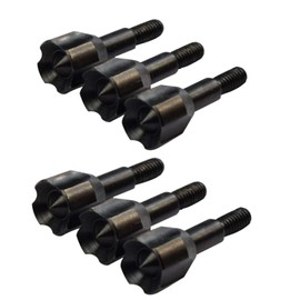 ELONG OUTDOOR Pack of 6/12 Archery Arrowheads Hammer Broadheads 100 Grains Hunting Tips Small Animal Game Arrow Points Hunting Arrowheads