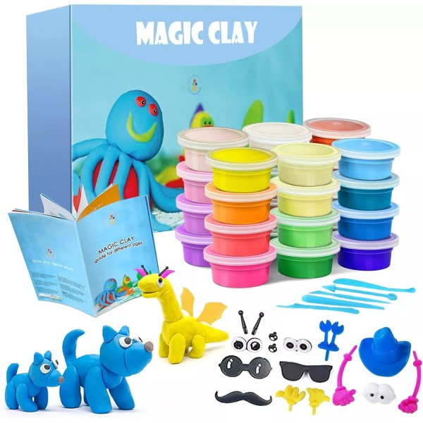 ESSENSON Modeling Clay Kit - 24 Colors Air Dry Ultra