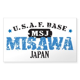 CafePress Misawa Air Force Base Rectangle Bumper Sticker Car Decal