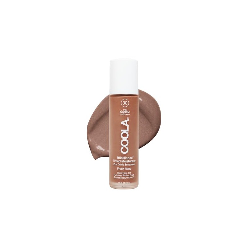 COOLA Organic Rosilliance BB Cream with SPF 30, Tinted Moisturizer