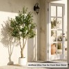 LYLYFAN Olive Tree Artificial Indoor 7FT Faux Olive Tree with