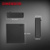 DAIERTEK 4 AA Battery Holder with Switch 6V Battery Case