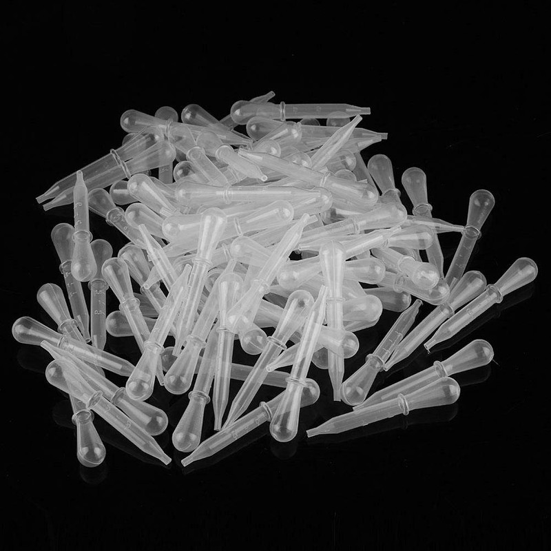 Wifehelper 100pcs 1.5ml Pipetas de Transferencia de plástico Goteros Desechables
