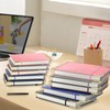 Mousbull A5 Top Spiral Notebook, Large Leather Hardcover Top Bound