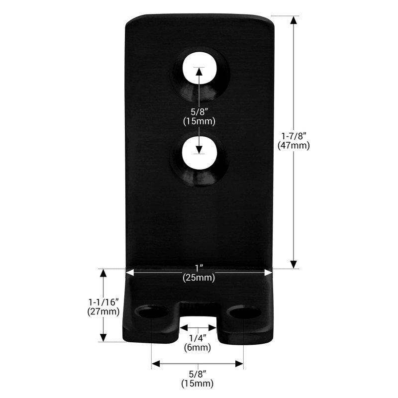 Rok Hardware Heavy Duty Wall Mounted Adjustable Sliding Barn Door