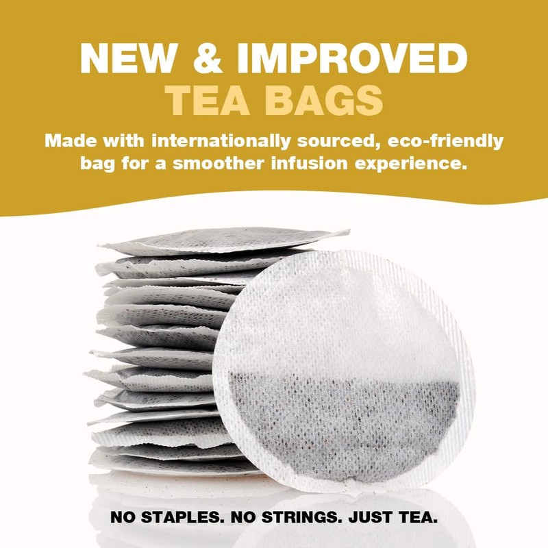 HANDPICK, Organic Ginger Tea Bags (100 Herbal Tea Bags), Caffeine
