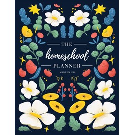 Homeschool Planner: 12-Month Undated Lesson Plan Book, Academic Tools, & Organizer