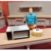 1:24 scale (half scale) Kitchen Appliances. Microwave, Coffee pot, toaster