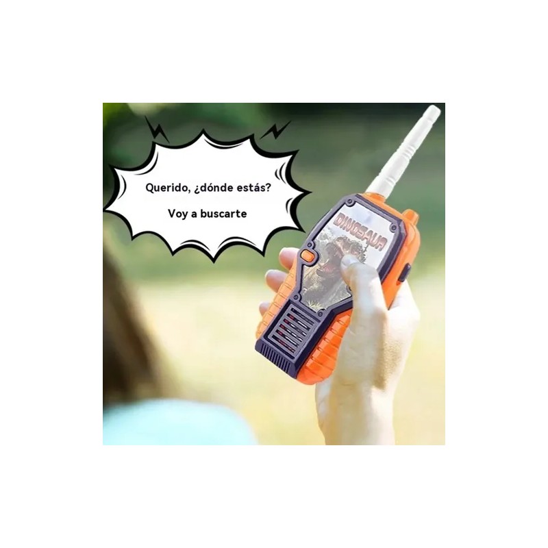 Walkie Talkies Radios Niños Interacción Entre Padres E Hijos