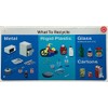 NYC Recycle sign - Metal,plastic, glass (ALUMINIUM, REFLECTIVE. 6x12 INCH,HEAVY