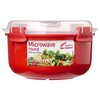 Sistema Microwave Collection Round Bowl, 30.4 oz./0.9 L, Red
