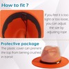 Gossifan Fedora Hats for Men Wide Brim Panama Hat with
