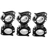 Vonpri [3 Pack Flashlight Holder, Mount Bicycle Mounting Bracket Flashlight