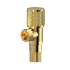 Bathroom Angle Stop Valve Shut Off Quarter Turn Hot Cold